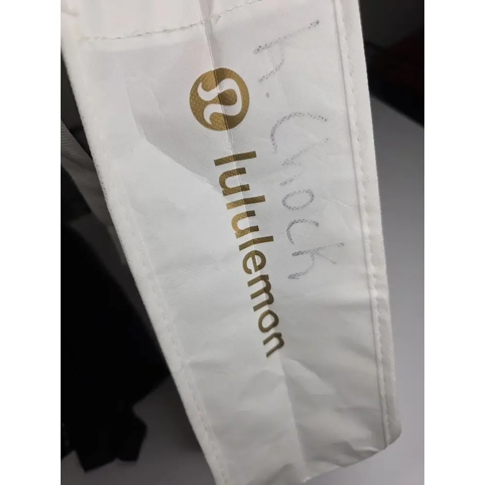 2 Lululemon Reusable Shopping Tote Lunch Bag 12